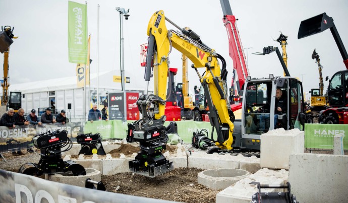 Demonstrations-Fläche