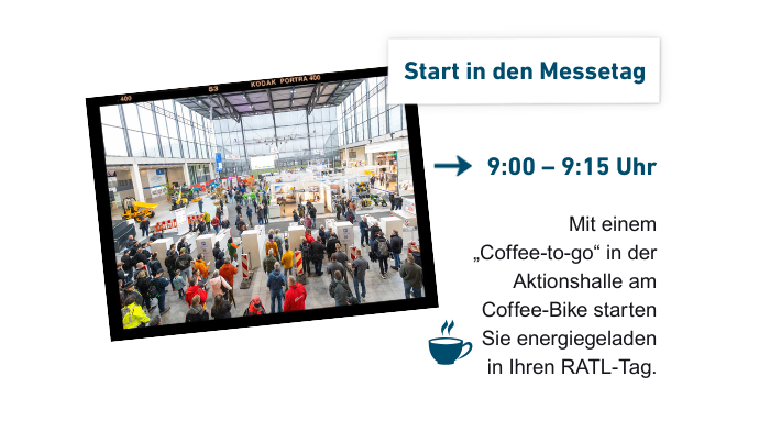 Start in den Messetag