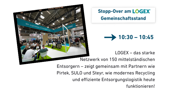 Stopp-Over am LOGEX Gemeinschaftsstand