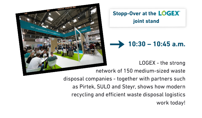Stopp-Over at the LOGEX joint stand