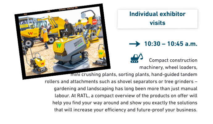 Individial exhibitor visits