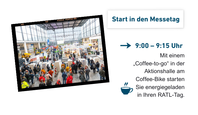 Start in den Messetag
