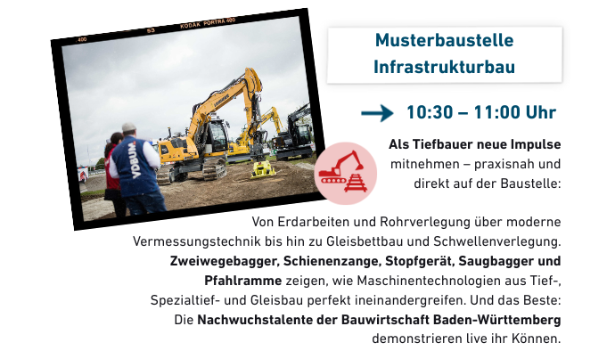 Musterbaustelle Infrastrukturbau