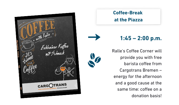 Coffee break at the Piazza