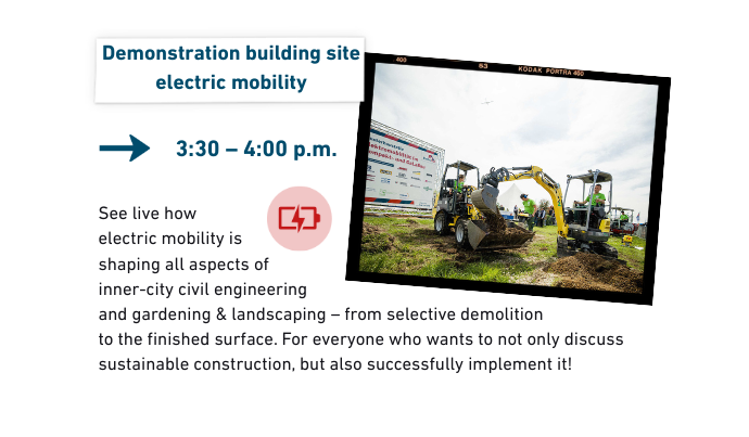 Demonstration building site electric mobility 